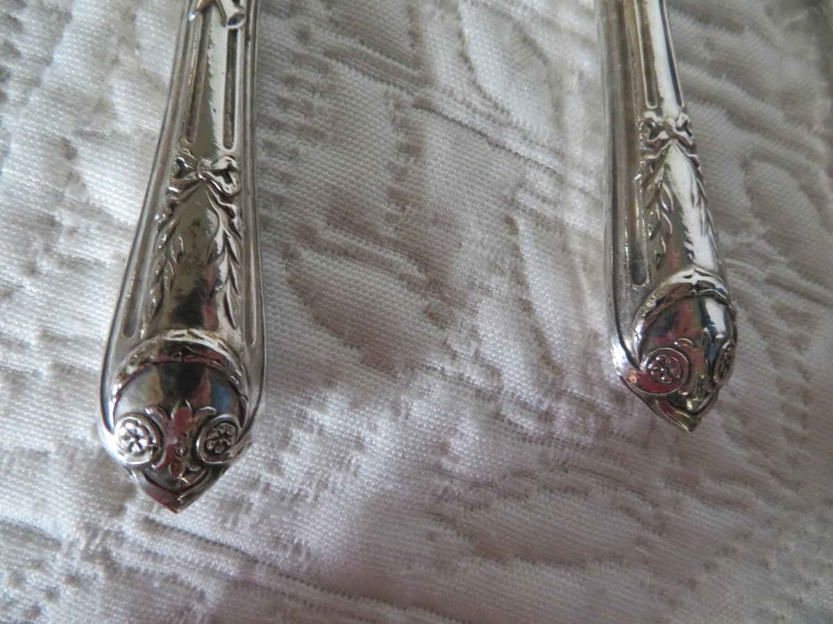 Ensemble De Couverts à Mignardise Ou Bonbon – Manche En Argent Fourré – AMP Pot