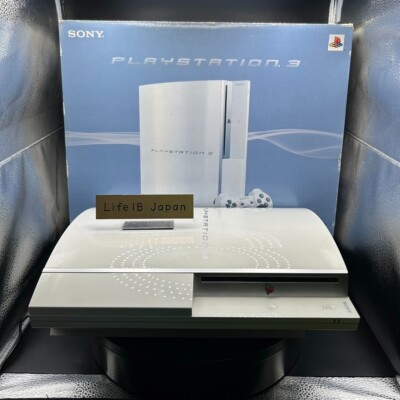 SONY PlayStation 3 PS3 40GB Ceramic White Console w/Box