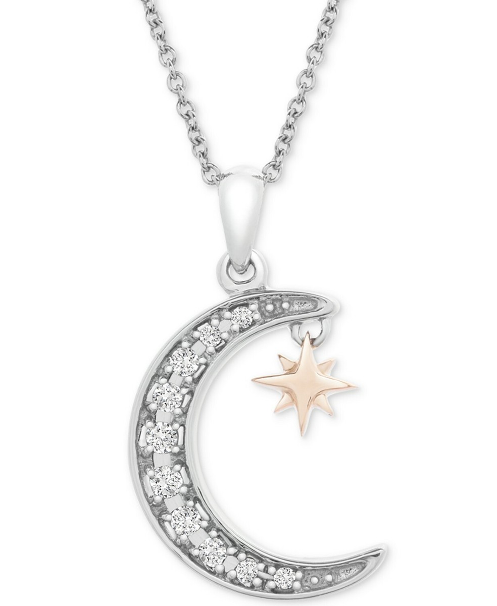 Macy's Diamond Crescent Moon Star 20