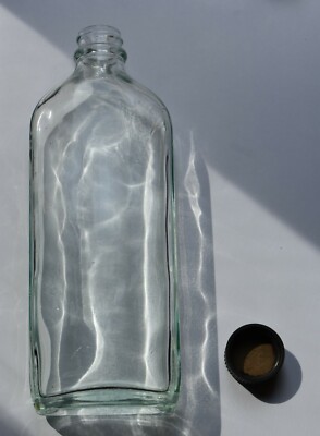 Early Vintage/Antique Miles Laboratories Geen Tint Glass Bottle