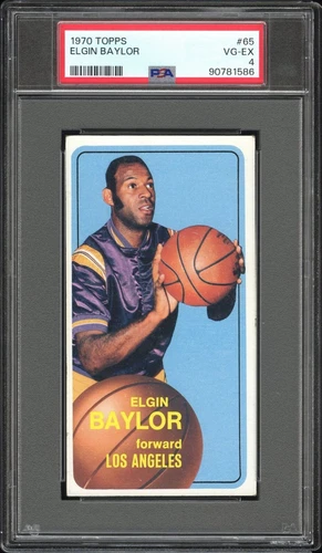 1970 Topps Basketball #65 Elgin Baylor Los Angeles HOF PSA 4 VG-EX