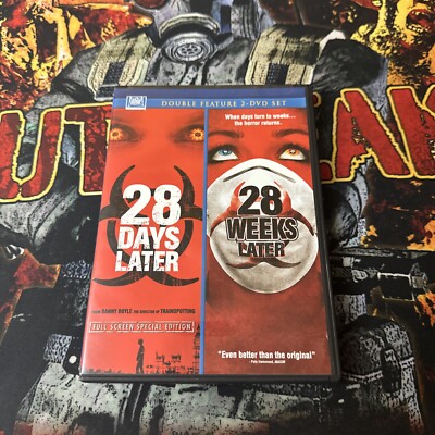 28 DAYS LATER/28 WEEKS LATER DVD 2009 2-Disc Set OOP Full Screen Cillian Murphy 