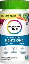 Rainbow Light Multivitamin for Men Vitamin C D & Zinc Probiotics Men's One Mu...