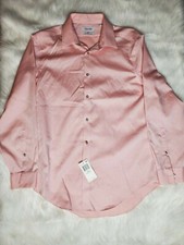 Calvin Klein Men's Performance Non-Iron Button Up Dress Shirt Slim Fit
