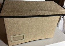 Comic Book Storage Boxes -2, Approx 150 Comics, Lrg-Collapsible Fabric Organizer