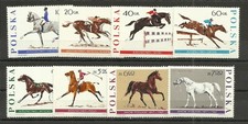 Poland 1966 - Horses , MNH