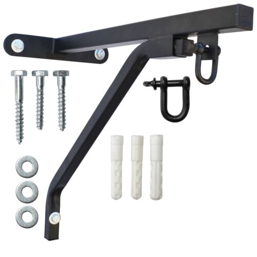 Boxing Heavy Duty Punch Bag Wall Bracket Steel Mount Hanging Stand Hook Chains V - Picture 16 of 45