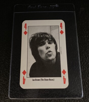 1992 NME Card The Stone Roses Ian Brown New Musical Express Leader Of The Pack