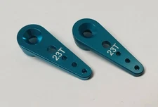 2 PCS. CNC 23T ALUMINUM SERVO ARM TWO PIECES  - U.S. SELLER