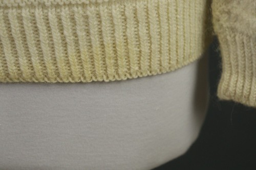 DALE OF NORWAY Beige Wool Fair Isle Knit Cardigan Sweater Size L / 44 - Picture 5 of 16