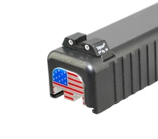 Colored Raw Aluminum Star Flag Slide Rear Cover Back Plate For Gen 1-5