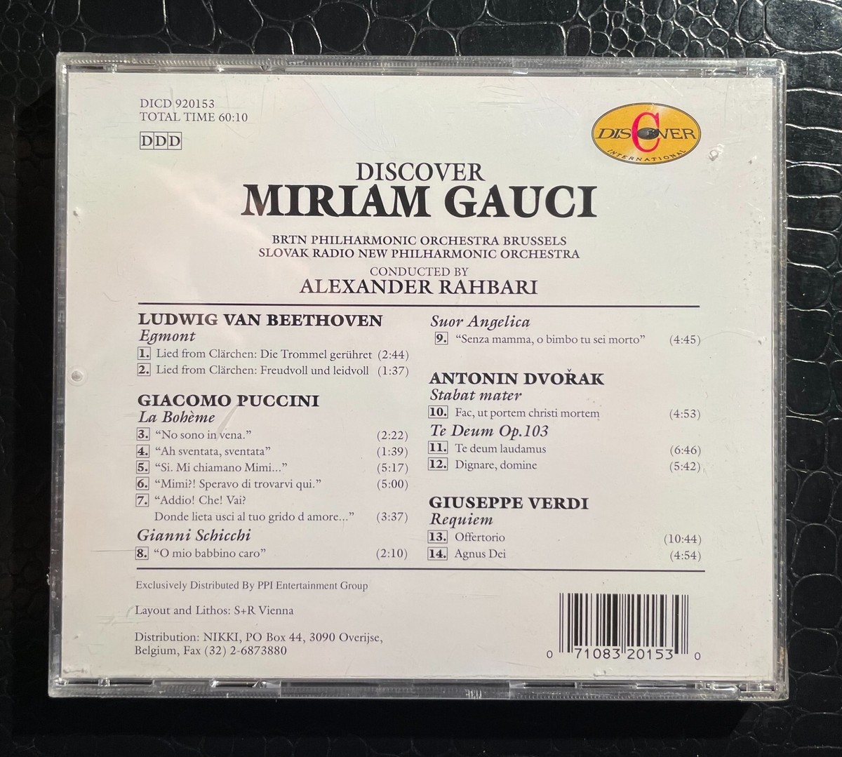 【中古】 Miriam Gauci Sings Works MiriamGauci ,BrtnP．O ,Rahbari Discover Miriam Gauci - Beethoven, et al / Alexander Rahbari