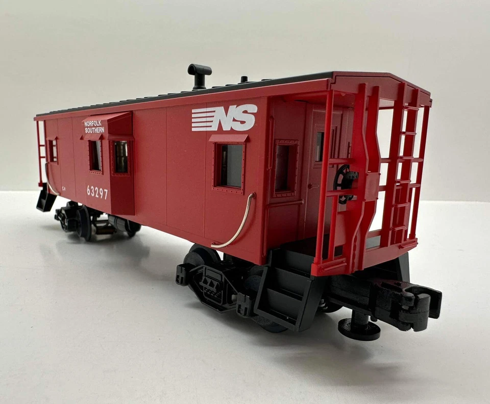 O MTH Rail King Bay Window Caboose Car Train #30-7711 Norfolk Southern NS #63297 - Image 4 of 4
