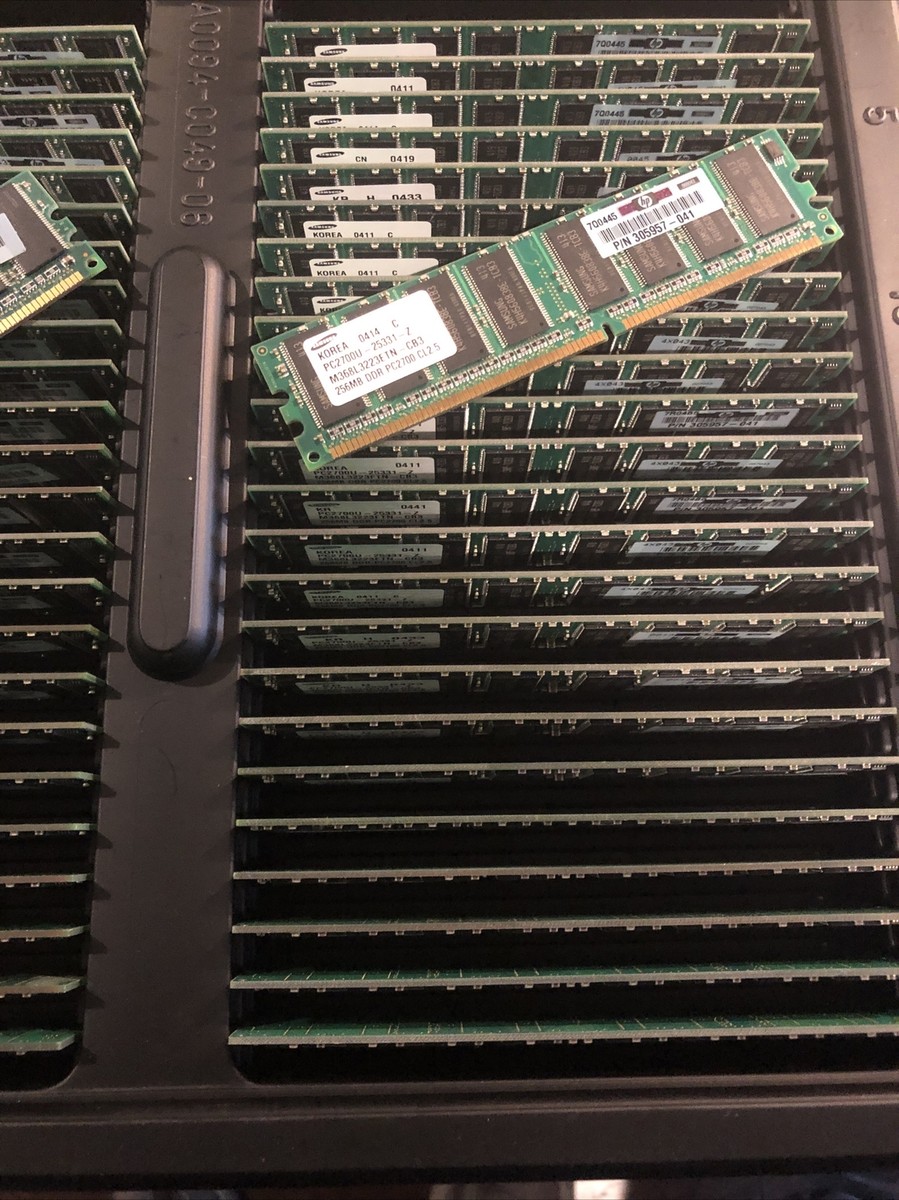 NEW 2x 256MB 512MB Total HP Memory 305957-041 PC2700 DDR 333 SDRAM