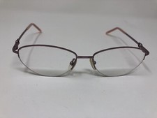 ESCADA EYEGLASSES FRAME VES520 Col SBE 52-16-140 Pink Half Rim Z182