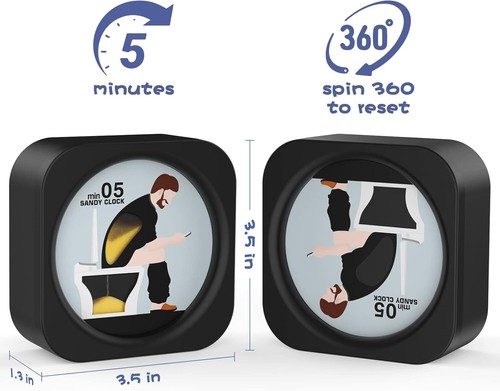 Gag Geschenke für Männer - Lustige Toilette Sand Timer Kacke Geschenk - Bild 7 von 7