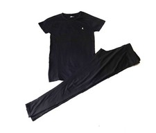 Work Out Black Gym Yoga Set Size 8