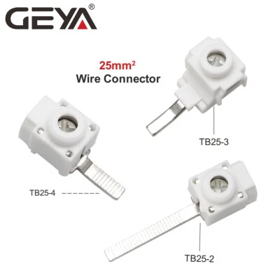 GEYA 25mm² Terminals Busbar Electrical Wire Connector Connector For MCB/RCD/RCBO
