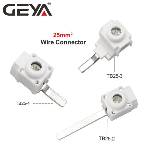 GEYA 25mm² Terminals Busbar Electrical Wire Connector Connector For MCB/RCD/RCBO - Picture 1 of 11