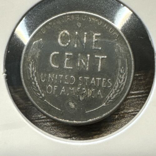 1943 P Lincoln Steel Wheat Cent Penny Circulated - Free Shipping - Picture 2 of 2