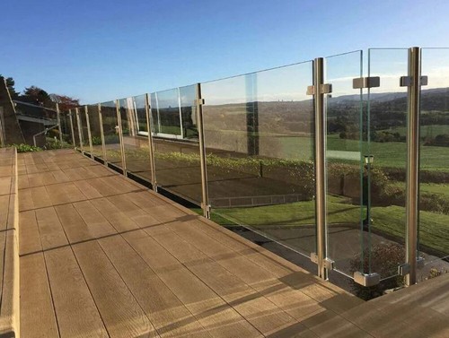 Glass Panels Balustrade 10mm Toughened Railing Balcony Staircase Safety Glazing - Picture 78 of 79