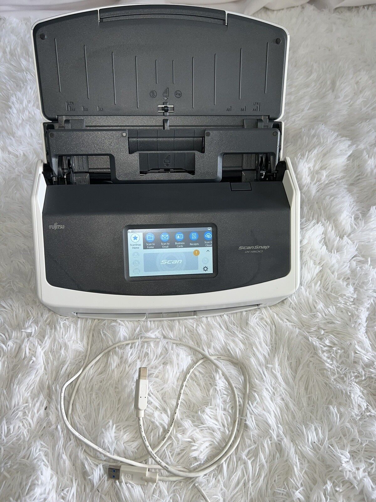 Fujitsu ScanSnap iX1500 Color Duplex Document Scanner Touch Screen