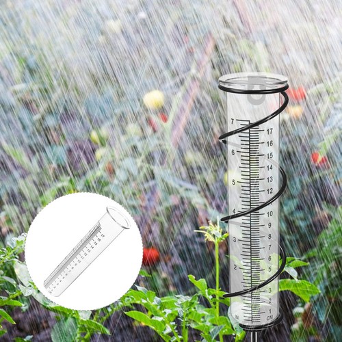Rain Gauge Test Tube Water Measure Decorative Gauges for Yard Baby - Picture 4 of 12