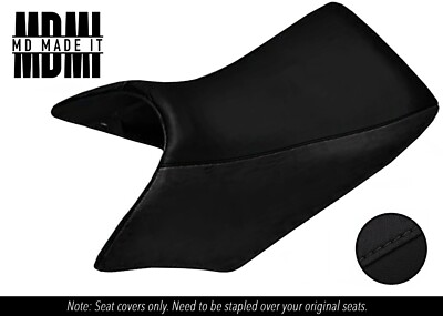 PASST FÜR HONDA CBF 500 600 04-08 MASSGEFERTIGTER VINYL-SITZBEZUG MIT VORDEREM GRIFF SCHWARZE NÄHTE