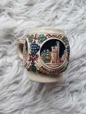Germany Gerz Original Gerzit Castle Mug Cup Mauseturm Ruine Maus Drachenfels
