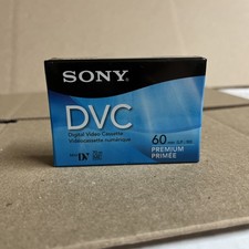 Brand New - Factory Sealed, Sony DVM60PRL Mini Video Tape. Free Shipping.