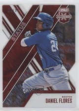 2017 Panini Elite Extra Edition Status Red Die-Cut /99 Daniel Flores #147 0b5