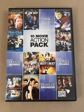 10-Movie Action Pack - DVD - 2011 - 2-Disc Set - Chuck Norris Charles Bronson D9