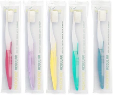 NIMBUS Extra Soft Toothbrushes (Regular Size Head), Periodontist Design Tapered 
