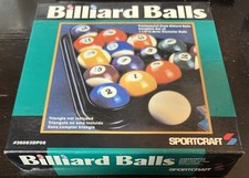 Sportcraft Mini Pool 1.5 Billiard Balls 15 Ball Set NEW but MISSING the 13 BALL
