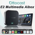 Ottocast E2 AIBox Wireless Android Auto&CarPlay Adapter w/Remoter+Smart Button