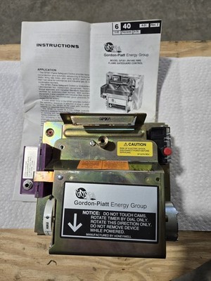 Honeywell Gordon Piatt GP301Boiler Control Module  R4140L1189 and U.V. Amplifier