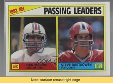1984 Topps League Leaders Dan Marino Steve Bartkowski #202 HOF READ 9ca