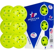 EP American Outdoor Pickleballs USAPA Approved | Made in USA with Durable Des...