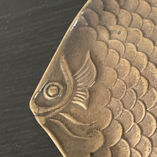 VTG BRASS Fish Tray 8” Valet-Keys, Rings, Trinkets Solid Brass Ask For #1 Or #2 - Picture 8 of 20