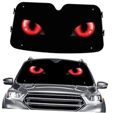 Evil Eyes Windshield Sun Shade for Car SUV Truck (55x30 Size S 10. Evil Eyes