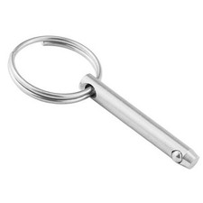 Safety Pin Marine Grade 6.3mm Ball Pin Quick Release Silver Stainless Steel