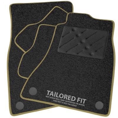 To fit Fiat Doblo Van 2001-2009 Charcoal Car Mats [BRW]