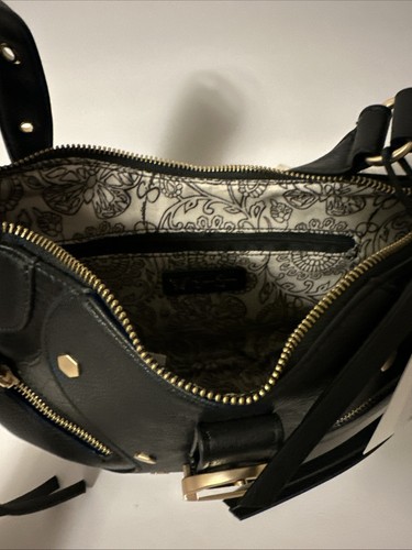 JESSICA SIMPSON Women’s Courtney Crossbody Handbag Faux Leather • Black NWT - Picture 5 of 9