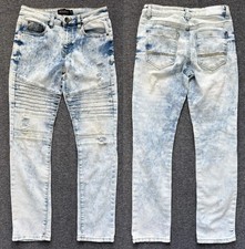 Southpole Distressed Denim Biker Jeans, Excellent Condition Boy's 16