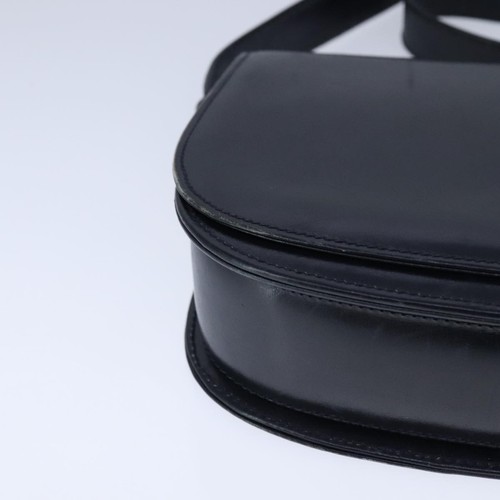 Auténtico bolso de hombro Gucci Horsebit de cuero azul marino - Imagen 7 de 22
