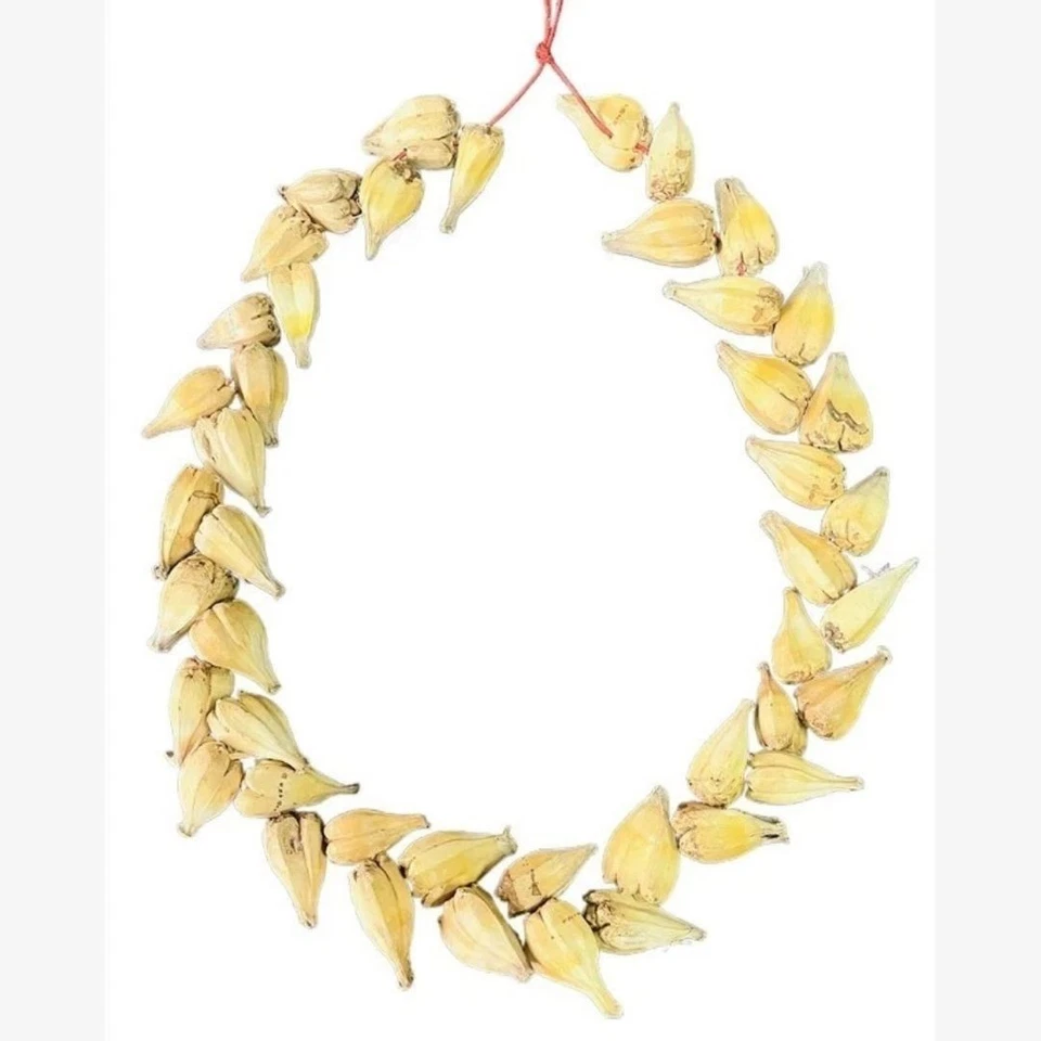 Collar de jefe tribal Ula Fala de plástico de resina roja para disfraz de reinados romanos Foto 4 de 4