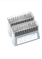 ImpressArt 3mm Uppercase / Lowercase Letter Metal Stamp Set, Alphabet