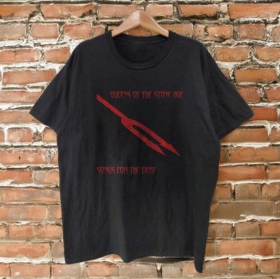 Queens Of The Stone Age Songs For The Deaf Red Trident T-Shirt Size S-5XL