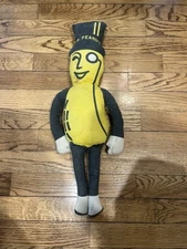 Vintage Planters MR. PEANUT Stuffed Plush Toy Doll Advertising Promo 20"