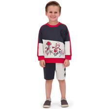 Spider-Man Toddler Boys 2-Piece French Terry Set Crewneck Shorts NWT